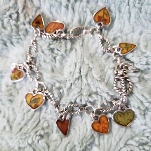Brighton Piccadilly Heart Charm Bracelet